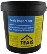 TEAIS IMPERCEM Dwukomponentowa elastyczna zaprawa hydroizolacyjna na bazie cementu, specjalnych wypełniaczy, dodatków i polimerów dyspersji akrylowej.