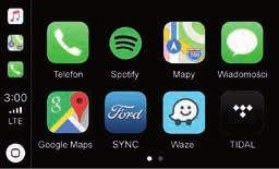 Systemy audi i nawigacji SYNC 3 z bsługą Andrid Aut i Apple CarPlay Frd SYNC 3 t najnwsza i najbardziej zaawanswana wersja systemu
