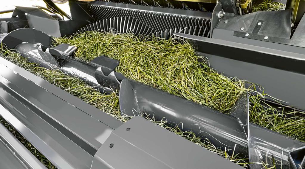 W tej kwestii jesteśmy nienasyceni. POWER FEEDING SYSTEM (PFS) Amortyzowany ślimak poprzeczny.