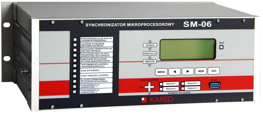 O-2/Gdańsk r-k nr 42 1090 1098 0000 0000 0988 2343 ynchronizator Mikroprocesorowy M-06 Instrukcja Użytkowania (wersja