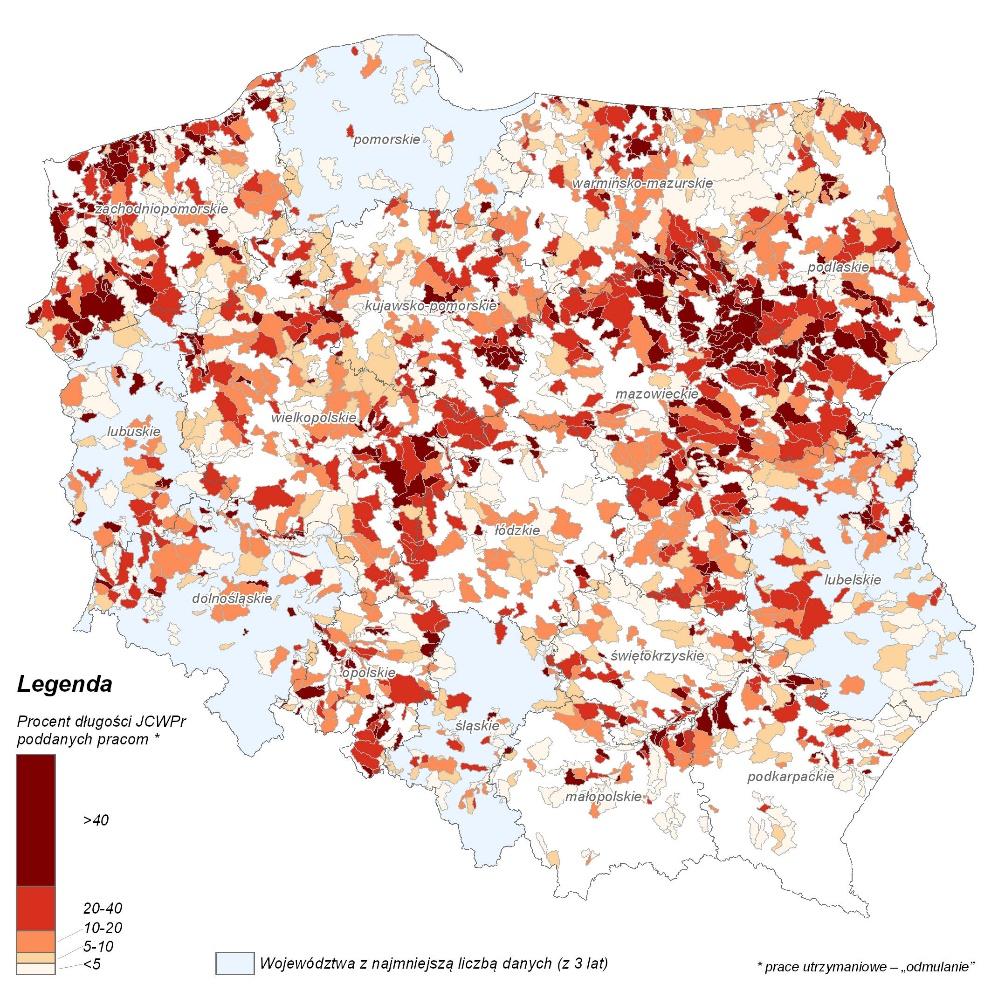 Odmulanie a stan Jednolitych Części wód