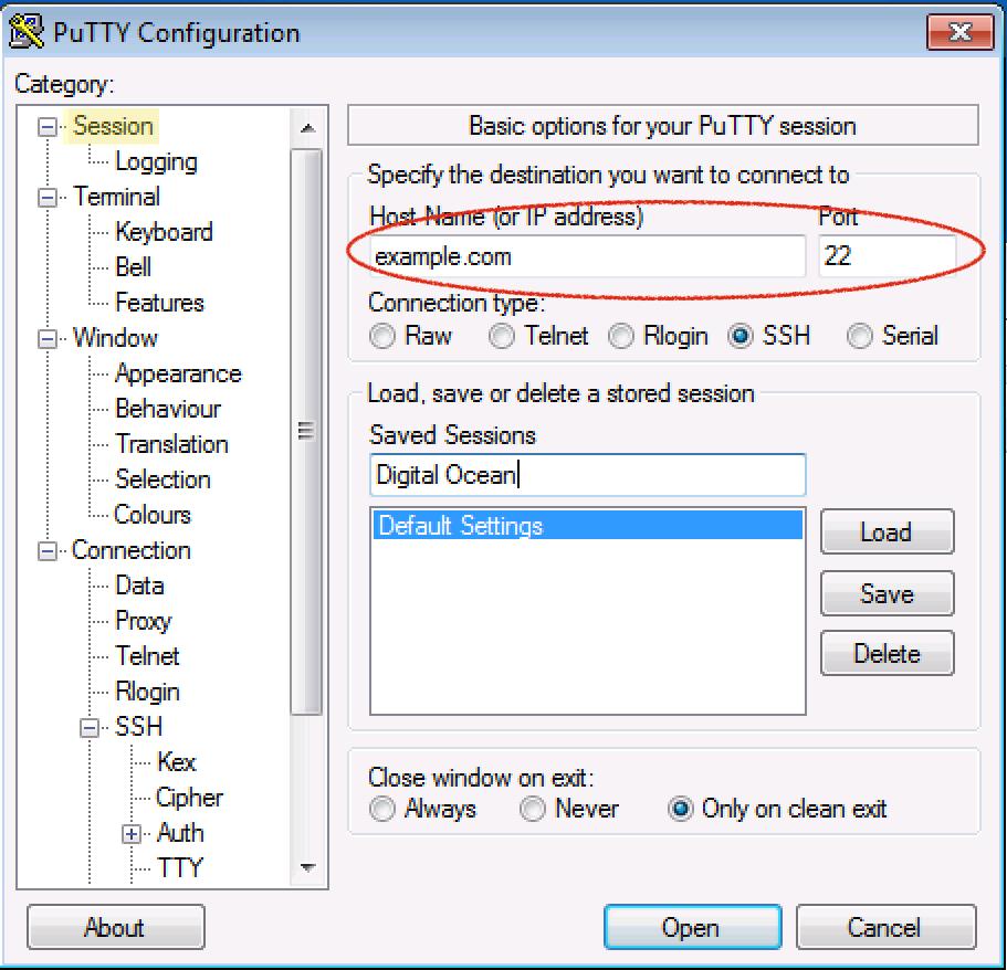 Serwer SSH -
