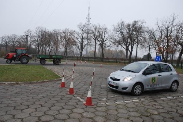 ciągnikiem,