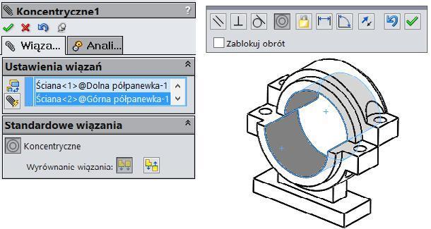 Rysunek 6.8. Wiązanie Koncentryczne Rysunek 6.9. Wiązanie Wspólne Rysunek 6.10.