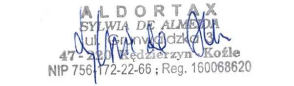 UMOWA ZLECENIA Zawarta w dniu - - pomidzy: Sylwi de Almeida, prowadzc działalno gospodarcz pod firm Sylwia de Almeida ALDORTAX Businesstax z siedzib w Kdzierzynie - Kolu, 47-220 Kdzierzyn-Kole, ul.