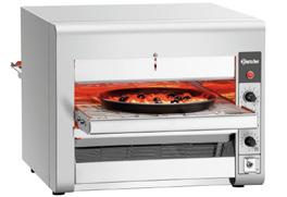 195 mm waga: 3,2 kg Piec przelotowy do pizzy 3550TB10 materiał komory: stal nierdzewna funkcje piekarnika: grzałka górna / dolna grzałka górna / dolna z osobną regulacją zakres