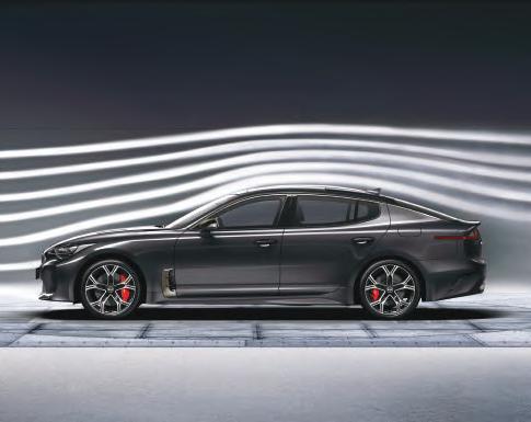 PRZED SIEBIE Inspiracja klasyczną stylistyką Gran Turismo zaowocowała stworzeniem starannie dopracowanego podwozia i nadwozia.