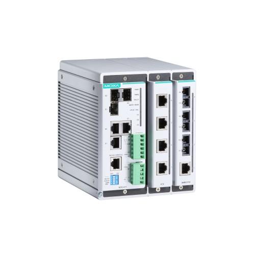 EDS-611 11-portowy, modułowy switch zarządzalny na szynę DIN 11-portowy, modułowy switch zarządzalny na szynę DIN Zarządzalny switch modułowy 11 portów Fast Ethernet Szeroki wybór modułów