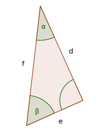 Rozwiązanie: Zestaw 4 1. Na podstawie definicji wyznacz wartości funkcji trygonometrycznych dla kątów α, β w trójkącie prostokątnym.