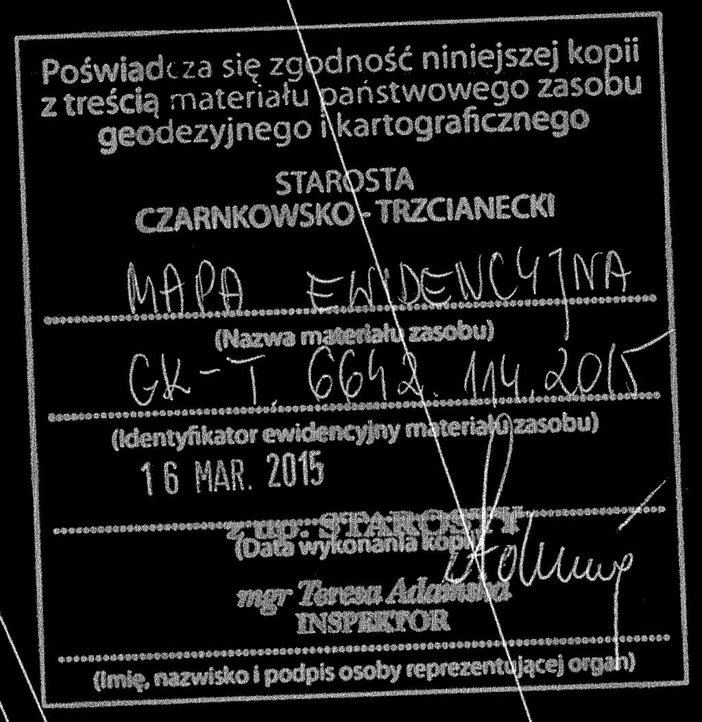 zagospodarowania, niewystêpuj¹ce w ewidencji gruntów Maksyalne nieprzekraczalne linie zabudowy 20 Obowi¹zuj¹ce