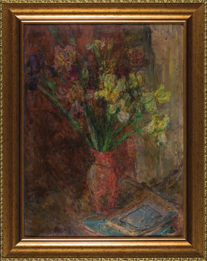 25. Eugeniusz EIBIScH (1896-1987) MARTWA NATuRA Olej, tektura, 64 x 48 cm, sygn. l.d.: eibisch. 27.