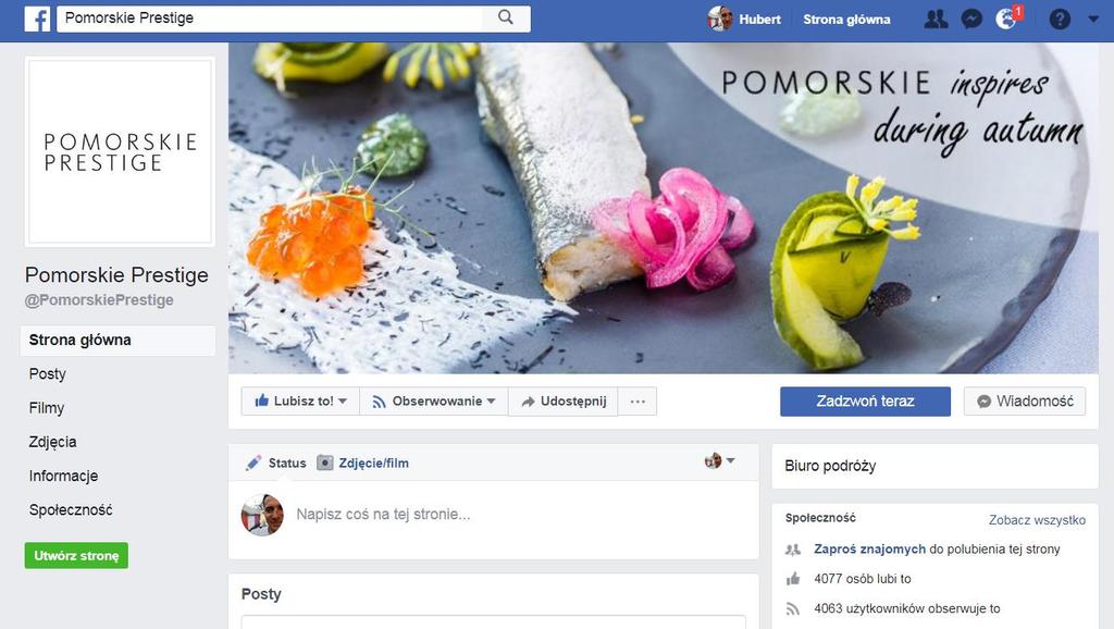 FB Narzędzia promocji Profil facebook prowadzony w języku angielski Dedykowany