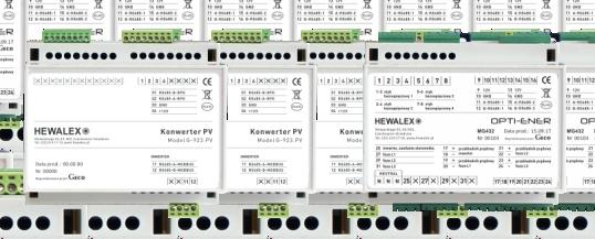 Monitoring parametrów pracy instalacji po stronie prądu stałego Opcja dostępna jedynie przy zastosowaniu Konwertera PV.