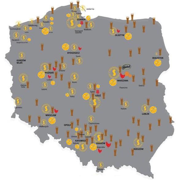 ROZWÓJ DELIVERY WDROŻENIE USŁUGI DELIVERY Obecnie usługa delivery dostępna: W 23 miastach Z 46 restauracji, w tym testy kuchni multi-brand Do końca I półrocza 2018 planowane wdrożenie kolejnych 12