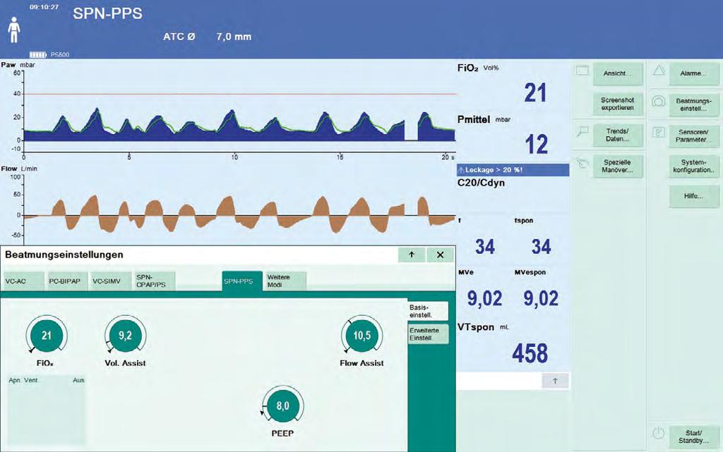 SPN-PPS 13 Flow-Assist: Krzywa ciśnienia proporcjonalna do przepływu Vol.