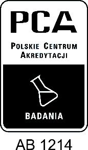 o. Kurpińskiego 29, 64-140 Włoszakowice Miejsce pobrania próbki: SUW Włoszakowice, Identyfikacja próbki Temp.