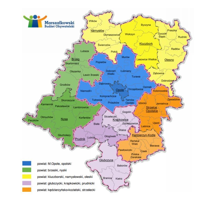 223 043 osoby głosujące na projekty MBO w dwóch edycjach 6 mln zł na realizację projektów 325 zgłoszonych projektów 50 projektów realizowanych w regionie 1,2 mln zł na każdy z 5 subregionów: miasto