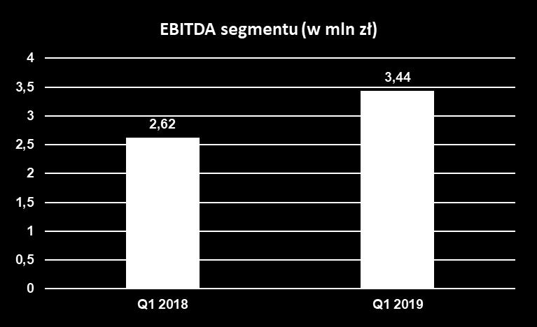 Q1 2019 Przychody zewnętrzne