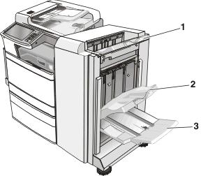 4 W razie potrzeby dotknij opcji Kontynuuj na panelu sterowania drukarki. Zacięcie papieru w pokrywie F (transfer papieru) 1 Otwórz pokrywę F.