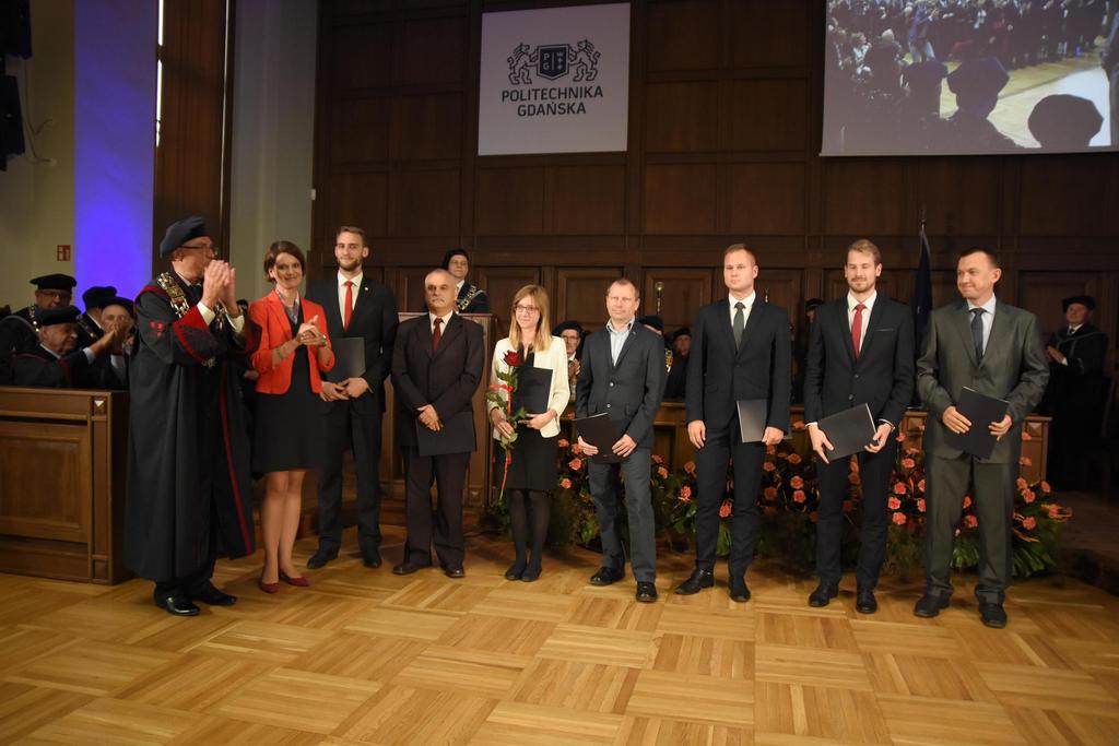 Rozdanie nagród odbyło się w trakcie inauguracji roku akademickiego na Politechnice Gdańskiej.