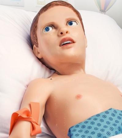 Zaawansowany symulator pięcioletniego dziecka Nr ref: SP01638 Informacja o produkcie: Zaawansowany symulator pediatryczny 5-cio letniego dziecka HAL jest najbardziej zaawansowanym pediatrycznym
