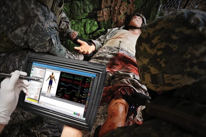 Wzmocniony zaawansowany symulator urazowy Trauma Hal z monitorem pacjenta GA S3040.100.PK.