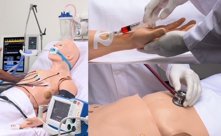 Istnieje możliwość dokonywania pomiarów OSAT wykorzystując prawdziwy pulsoksymetr, ponadto można wykonać pomiar ciśnienia oraz poziom wydychanego dwutlenku węgla, wstrzyknąć lek, zaintubować, dokonać