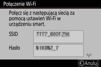 NIE stukaj w Next (Dalej), dopóki nie ukończysz kroku 4. 4 Aparat: włącz Wi-Fi.