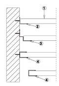 03.2 sufit listwowy typu a1 STRIP CEILING type a1 Specyfikacja / Specification Materiał/Material Reakcja na ogień/fire reaction Kolor standardowy (inne kolory na życzenie klienta) /Standard colour