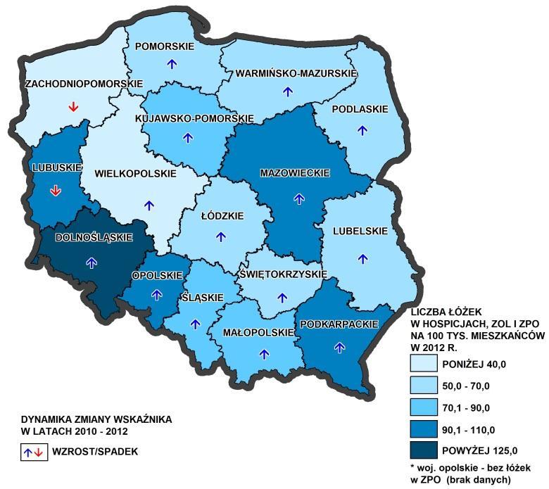 45. Liczba lekarzy na 10 tys.