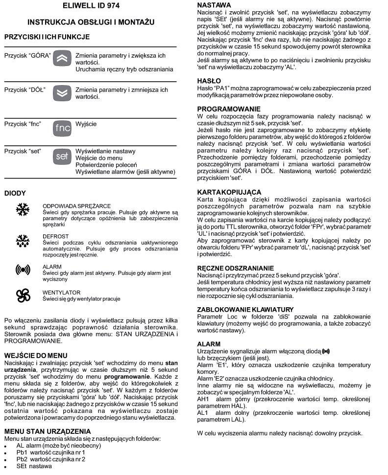 10. Instrukcja obsługi Pojemniki gastronomiczne nie są wyposażeniem urzadzenia - należy się w nie zaopatrzeć oddzielnie, biorąc pod uwagę rozmiar, materiał oraz indywidualne preferencje.