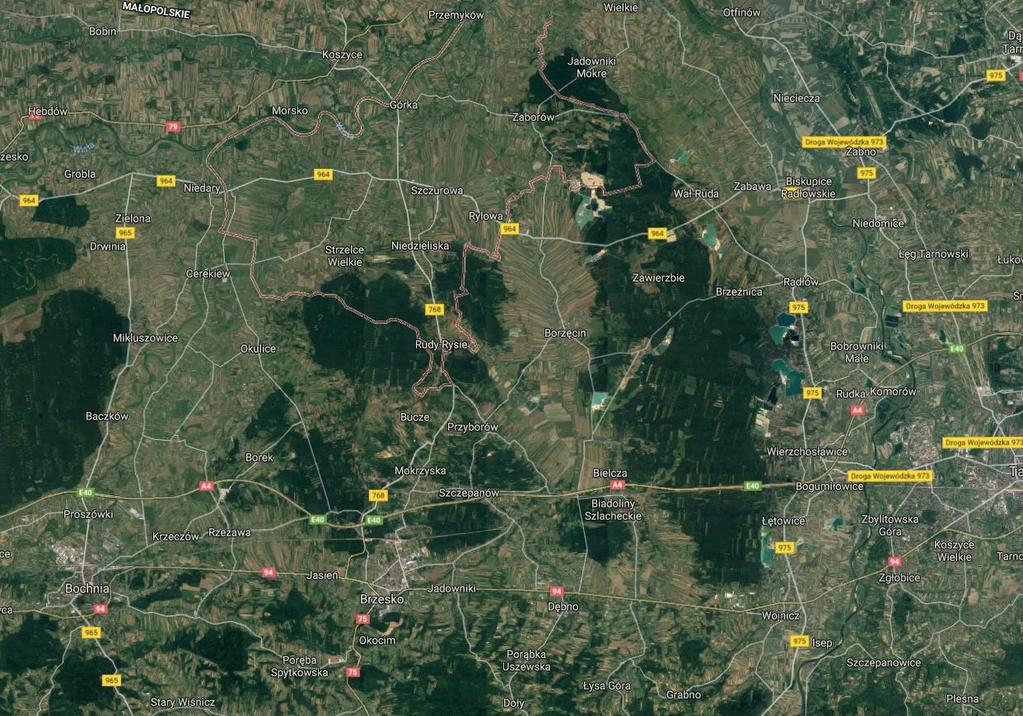 Budowa Strefy Aktywności Gospodarczej w Szczurowej Wjazd na drogę krajową nr 79 w Koszycach SAG w Szczurowej Wjazd na autostradę w Brzesku Stacja kolejowa i