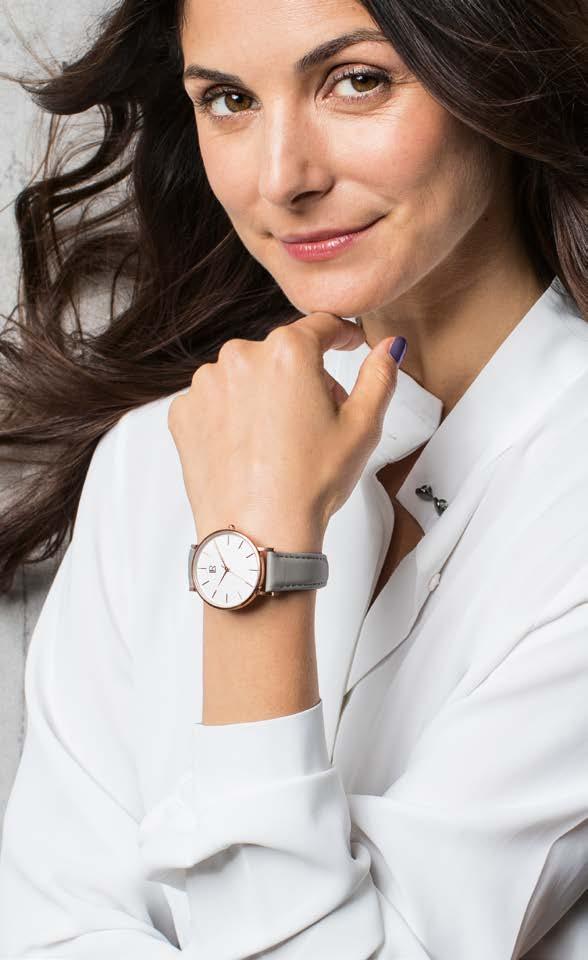 CZAS NA ELEGANCJĘ ZEGAREK DAMSKI LR Zegarek damski w modnych kolorach różowego złota i