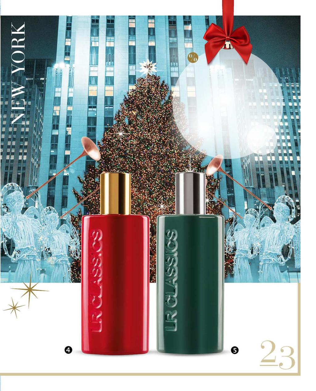 WE LOVE NEW YORK! Spektakularnie oświetlone ulice i niepowtarzalna atmosfera. Nowe zapachy LR Classics DELUXE NEW YORK przywodzą na myśl święta w tętniącej życiem metropolii.