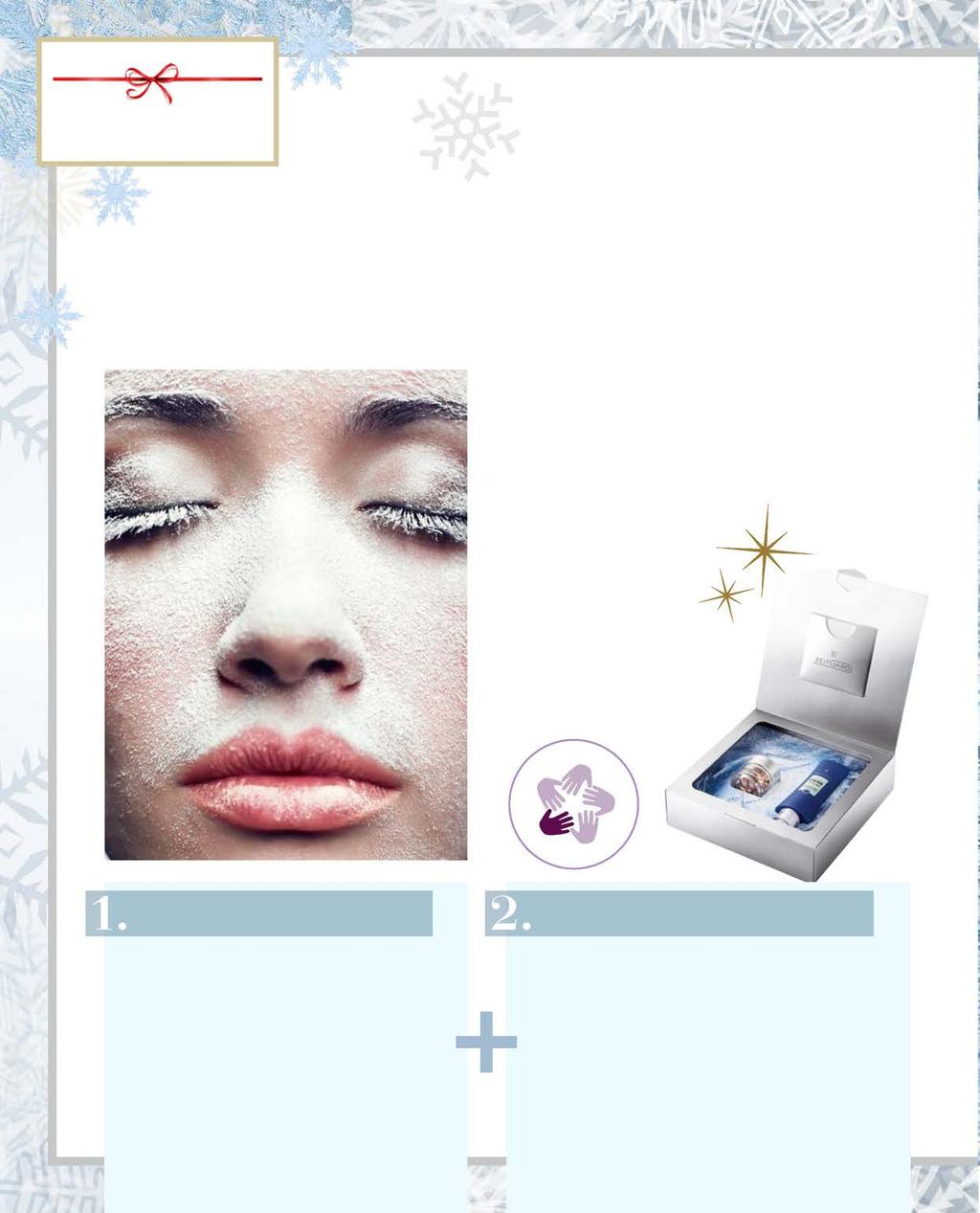 ALL I WANT FOR CHRISTMAS INNOWACYJNA PIELĘGNACJA ZIMOWA OCHRONA DLA SKÓRY Z GŁĘBI POLARNEGO ŚWIATA Czerpiąc inspirację z potężnej siły świata polarnego, LR stworzyło LR ZEITGARD Arctic Winter Cure z