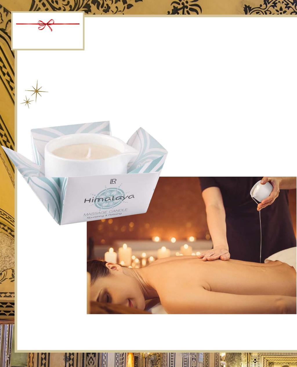 ALL I WANT FOR CHRISTMAS RELAKS W SPA LIMITOWANA NOWOŚĆ ORIENTALNE RYTUAŁY RELAKSACYJNE HIMALAJSKI RYTUAŁ ANTYSTRESOWY ŚWIECA DO MASAŻU HIMALAYA Zapomnij o stresie dzięki ciepłemu, odprężającemu