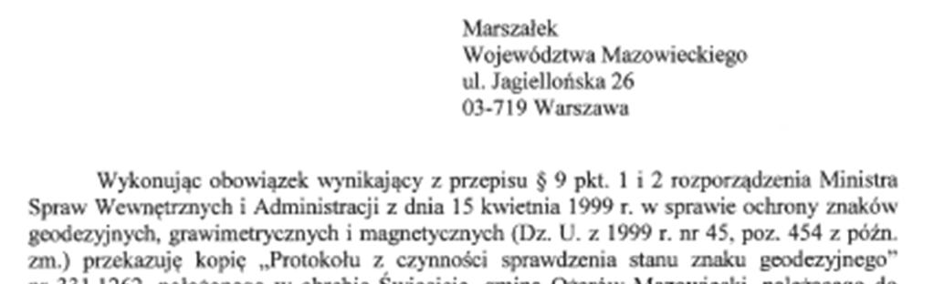 26 2) przekazuje protokół czynności, o których mowa w pkt1,