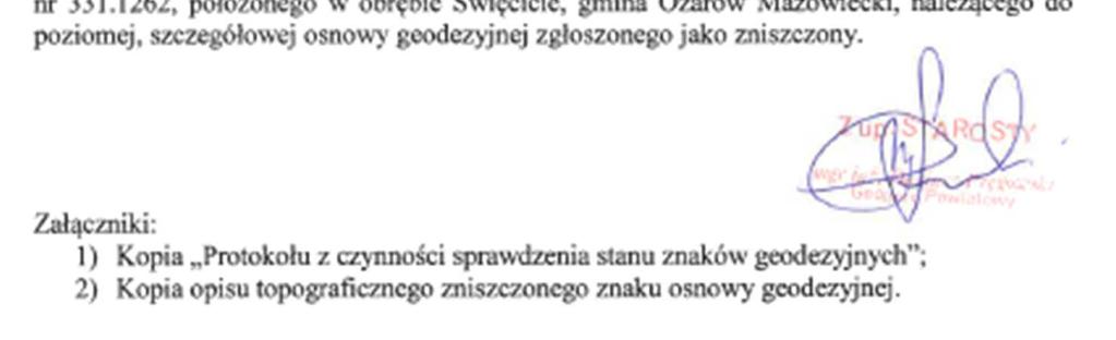 ??), a w przypadku gdy zawiadomienie dotyczy znaku podstawowej