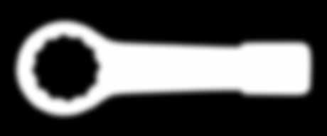 1.153 RWKkS RWKk KLUCZ OCZKOWY JEDNOSTRONNY Ring slogging spanner Einringschlüssel kod mm mm kg szt.