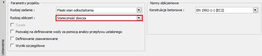 Efektywny kąt tarcia wewnętrznego gruntu: 23 38 Kąt dylatancji: 0 0 3 Ciężar objętościowy gruntu nawodnionego: kn m eff sat 20 22 Tabela z parametrami gruntów analiza stateczności zbocza Rozwiązanie