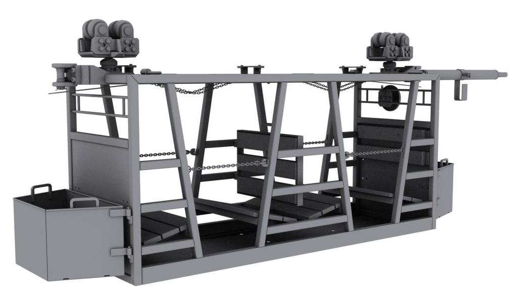 Rys. 1. Model 3D kabiny do przewozu osób Analizę ergonomiczną wykonano z wykorzystaniem oprogramowania Anthropos Ergomax [1].