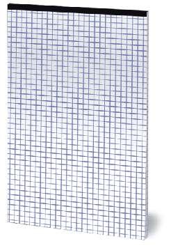 kartek z wysokiej jakoœci papieru, w kratkê o gramaturze 70 g/m 2 15K152A A5, 80 kartek, kratka 3,92 4,82 15K152B A4,