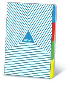 wodoodpornym laminatem - bloki w formatach 210x315 i 225x297 mm posiadaj¹ strony z otworami do segregatora - zszywki