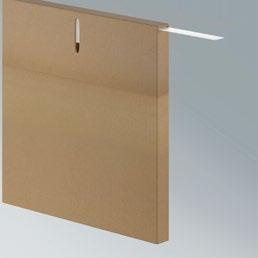 W ROLCE ZLETY LISTW W ROLKCH 1 Listwa płaska z wargą, samoprzylepna, w rolce 50 cm x 50 cm (50 m) Produkowane z wysokiej jakości tworzywa sztucznego niemieckiej produkcji Miękka warga uszczelniająca