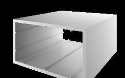 Opis 916040 Rura PVC 60 x 40 x 1,8 mm Wysokość : 40 mm Szer.