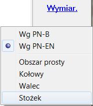 Lipiec 2016 113 W ABC Obiekcie3D w module Wyniki w menu Żelbet pojawiła się opcja pozwalająca wybrać stożek i zazbroić go obwodowo i po tworzącej.