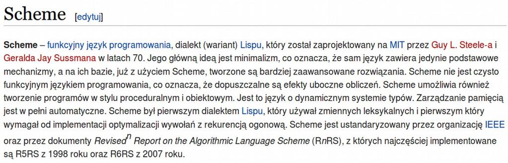 Język SCHEME http://pl.