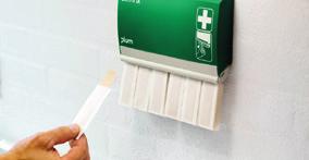 elastycznemu i oddychającemu materiałowi Proste użycie szybki powrót do pracy Wysoki standard higieny każdy plaster jest zapakowany osobno Wiele kombinacji