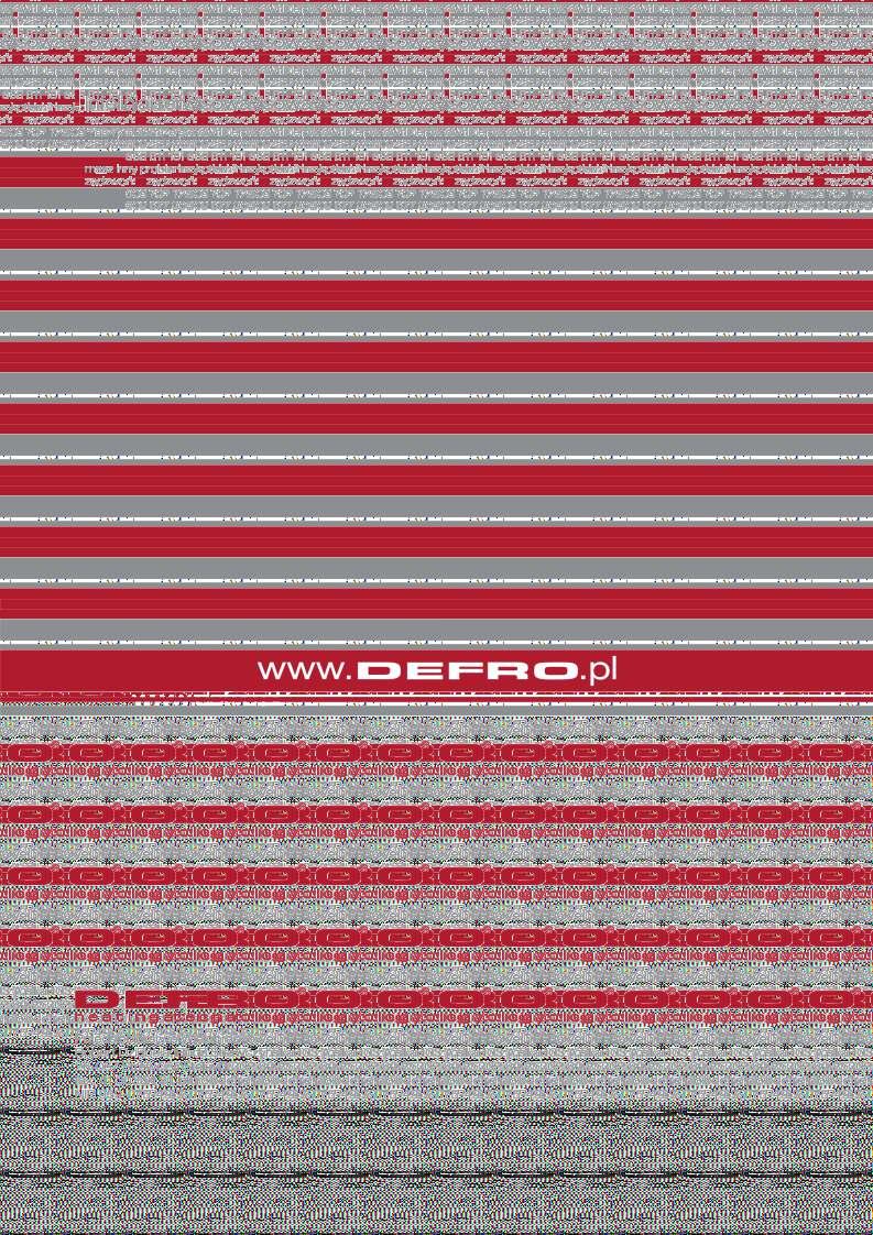 DEFRO Spółka z ograniczoną odpowiedzialnością Sp. k.