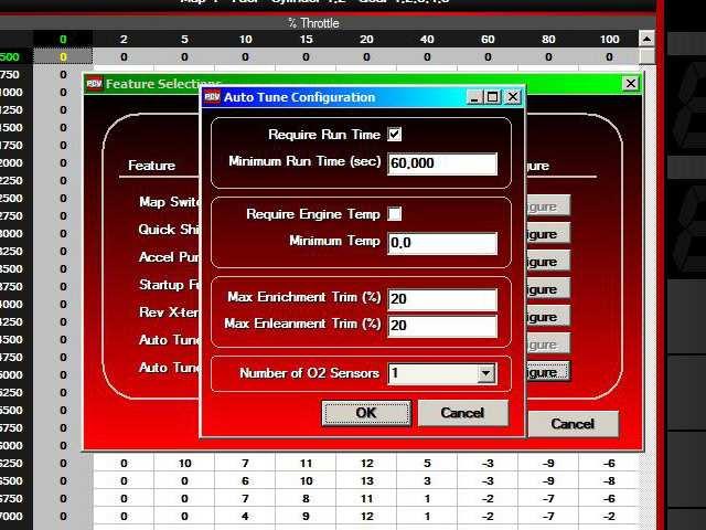 Teraz należy wejść w opcje Configure przy pozycji Auto Tune i wybrać wartości jak na poniższym obrazku: Opcja Require Run Time odpowiada za aktywację modułu AT, czyli, po jakim czasie AT będzie